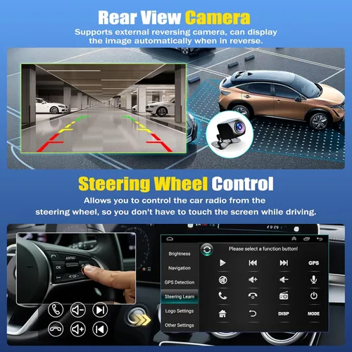 Vista 5 de 2+32G Car Stereo for Chevy Silverad Classic 1500 2500 2007 with Wireless CarPlay Android Auto, 7Inch Android 13 Touchscreen Display Radio Player