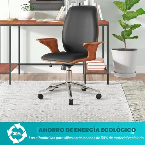Vista 7 de LeapYouth Tapete para silla de oficina para alfombras, tapete de escritorio transparente para suelos alfombrados bajos, planos y sin pelusas