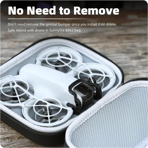Vista 9 de Parachoques de cardán de liberación rápida para DJI NEO, protector de lente de cámara de protección completa anticolisión compatible con accesorios