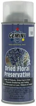 Spray preservador de flores secas