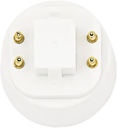 Vista 2 de E-Simpo 2 unidades de 4 pines Gx24q CFL a E26/E27 Tornillo medio LED Base de Bombilla Soporte de Luz Adaptador Convertidor. No Plug and Play