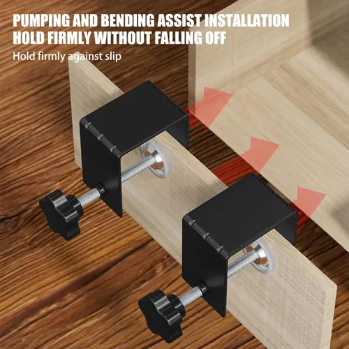 Vista 4 de Abrazadera en C, abrazadera en C resistente de acero inoxidable 304, abrazaderas de instalación de gabinete, abrazaderas de gabinete, herramientas