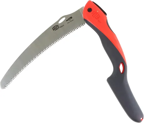 Vista 2 de FELCO Sierra de podar plegable 604 – Sierra curvada de tracción para poda de árboles y corte elevado Cortador de ramas de árbol Sierra de mano