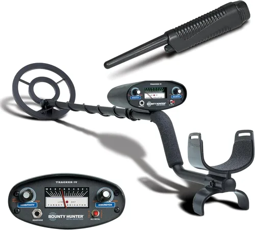 Vista 9 de Detector de metales Bounty Hunter TK4 Tracker IV, Detector de metal, Negro