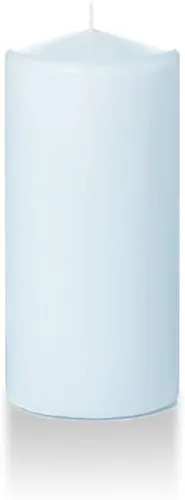 Vista 119 de yummi Velas redondas de pilar de lavanda de 3 x 6 pulgadas - 3 por paquete