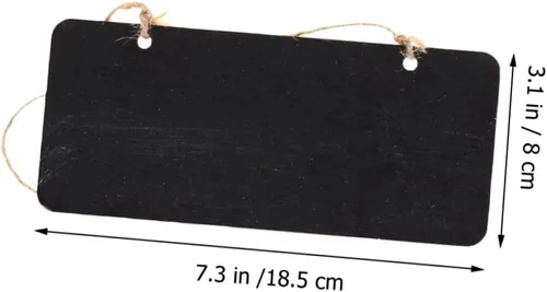 Vista 3 de ULTECHNOVO Pizarra colgante borrable, letreros de mensajes pequeños para cafetería, fiesta, oficina