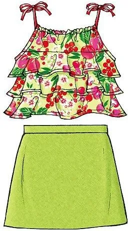 Vista 3 de BUTTERICK PATTERNS B4503 Camiseta para niños/niñas, pantalón corto y pantalón corto, talla CDD (2-3-4-5)