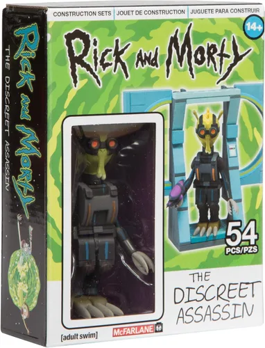 Vista 2 de McFarlane Toys Rick & Morty The Discreet Assassin - Juego de micro construcción