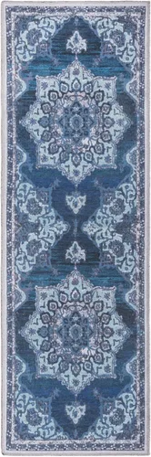 Vista 78 de Rugs.com Francesca Collection - Alfombra lavable de tejido plano, 2 x 3 pies, color blanco sal marina, perfecta para entradas, cocinas, rincones