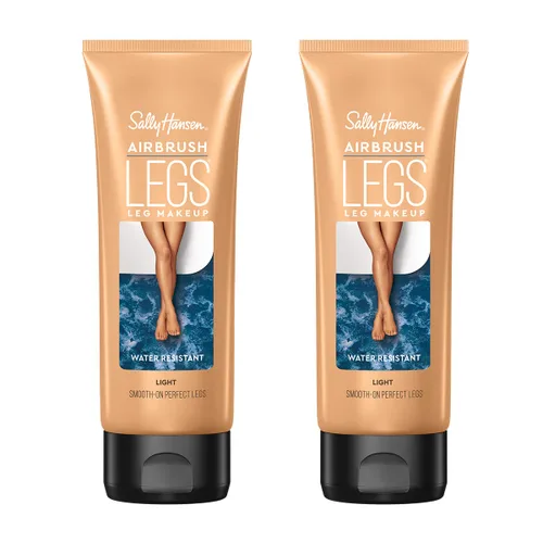 Vista 11 de Sally Hansen Airbrush Legs, Loción de Maquillaje para Piernas, Tono Profundo, 4 Oz, Paquete de 2
