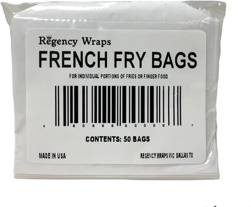 Vista 8 de Regency Wraps Bolsas de aperitivos resistentes a la grasa, perfectas para papas fritas, aros de cebolla, entretenimiento al aire libre o aperitivos