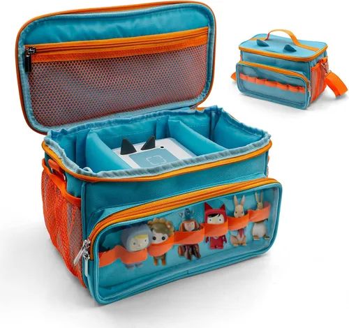 Sun3drucker Estuche de transporte para el juego de iniciación de Toniebox y figuras de Tonie, bolsa de viaje para Toniebox 2 accesorios, auriculares