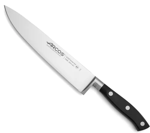 Vista 38 de Arcos Forged Riviera Series - Suela/Cuchillo de pescado de 7 pulgadas - Hoja de acero inoxidable de nitrum - Mango negro de polioximetileno (POM)