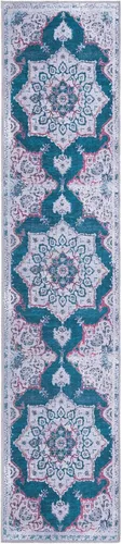 Vista 25 de Rugs.com Francesca Collection - Alfombra lavable de tejido plano, 2 x 3 pies, color blanco sal marina, perfecta para entradas, cocinas, rincones