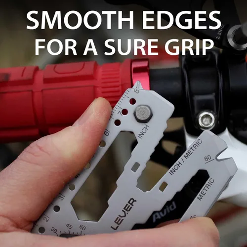 Vista 5 de Lever Gear Toolcard Pro - Multiherramienta para tarjetas de crédito 40 en 1. Tarjeta de supervivencia delgada y minimalista para tarjetas.