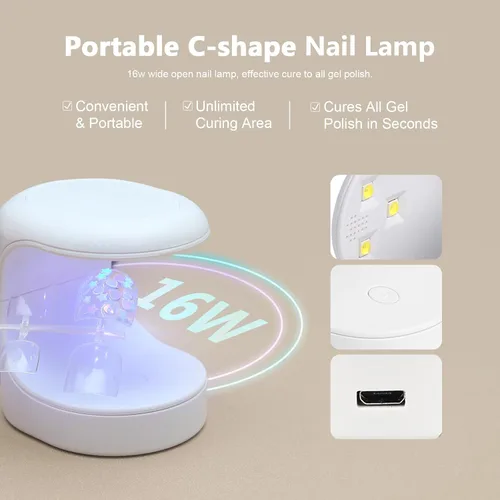 Vista 6 de X&D Kit de uñas postizas de gel suave, cobertura completa, puntas de uñas transparentes, 10 tamaños para uñas de pies (240 piezas, juego de 4)