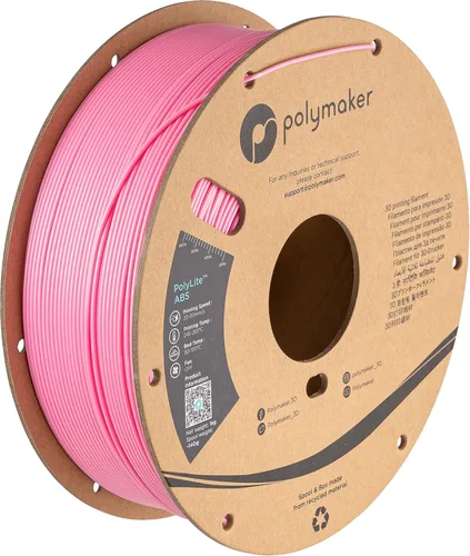 Vista 16 de Polymaker - Filamento de plástico ABS PolyLite de 1/16 pulgadas, color negro para impresora 3D, resistente al calor, 2.2 lb, fuerte y duradero