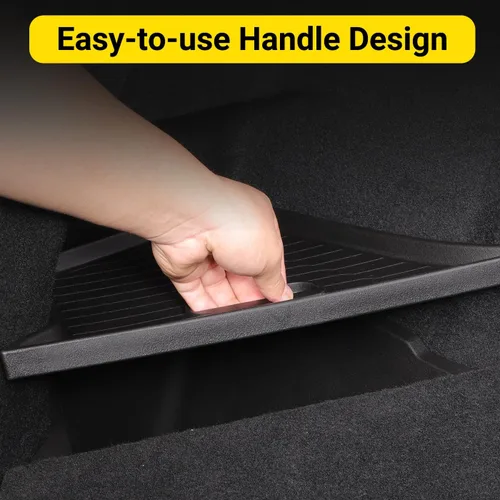 Vista 5 de PUOENI Nuevo Modelo Y Juniper 2025 2026 Contenedores de Almacenamiento para Maletero Trasero con Tapas 2PCS Refresh Modelo Y Caja de Almacenamiento