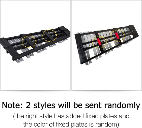 Vista 4 de Plegable de 30 notas Glockenspiel xilófono marco de madera barras de aluminio educativas de percusión instrumento musical profesional conjunto