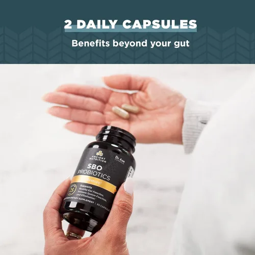 Vista 5 de Ancient Nutrition Probióticos, probióticos SBO Restauración intestinal de 60 unidades, promueve la salud intestinal, el apoyo digestivo e