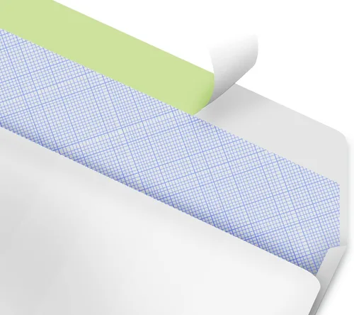 Vista 6 de Sobres #10 de tamaño carta con cierre autoadhesivo 100 sobres de seguridad para envíos comerciales con adhesivo de pelado y sellado 100%