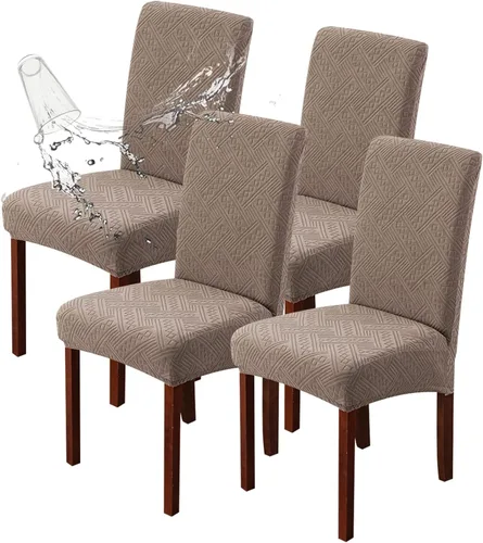 Vista 61 de Genina Fundas impermeables para sillas Parsons de comedor, fundas elásticas para sillas Parsons para comedor, cocina, funda protectora para silla