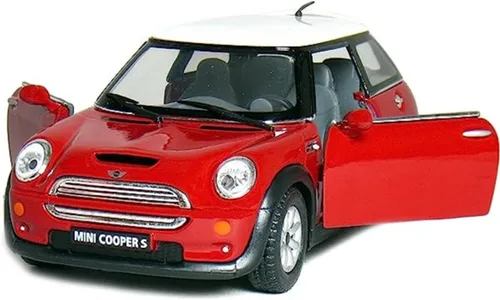 Vista 7 de KiNSMART - Mini Cooper S - Coche de juguete modelo de metal fundido a presión de 5 pulgadas a escala 1:28 (4 juegos convertibles)