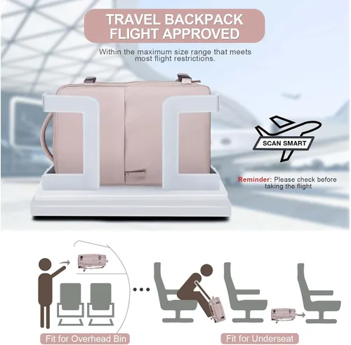 Vista 2 de Mochila casual Mochila de viaje, B-rosado púrpura, Mochilas Daypack