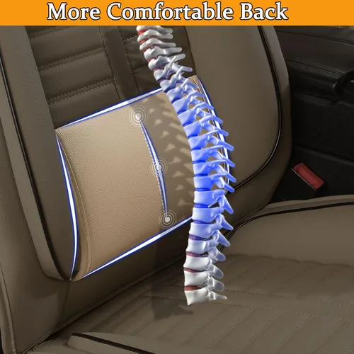 Vista 158 de Fundas de asiento para Toyota 4runner 2003-2025, fundas de asiento de automóvil de cuero impermeables, resistentes a los arañazos, fáciles