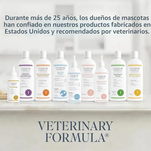 Vista 9 de Veterinary Formula Champú para pulgas y garrapatas para perros y gatos, 16