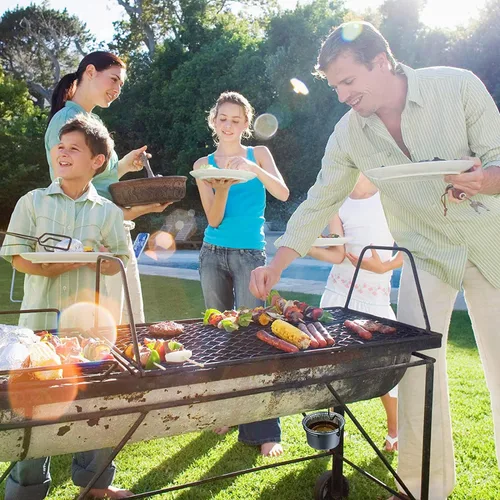 Vista 7 de HAO HELPER Bandeja de grasa para parrilla con clip para parrillas Char-Broil/Kenmore al aire libre y otras parrillas similares, atrapador de grasa