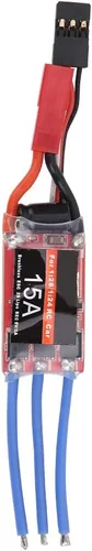 Vista 3 de VGEBY RC sin escobillas ESC, 15A 8.4V 1:28/1:24 Escala Control remoto del coche sin escobillas ESC RC Vehículo Motor S Peed Controller Accesorios