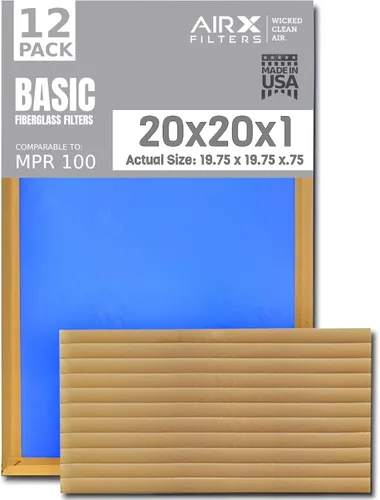 Vista 13 de Filtros de aire AiRx ODOR 20" x 20" x 1", los mejores para controlar olores, ODOR-202001-6