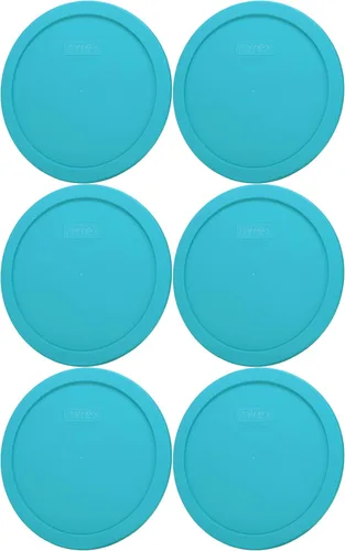 Vista 4 de Pyrex 7402-PC - Tapa redonda de plástico para almacenamiento de alimentos, fabricada en Estados Unidos