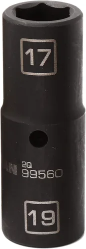 Vista 6 de STEELMAN Enchufe de impacto de doble extremo de pared delgada de 6 puntos, 3/4 pulgadas x 13/16 pulgadas, acero duradero resistente a la corrosión