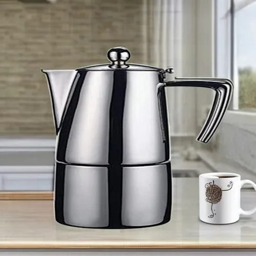 Vista 2 de Slancio - Máquina de café expreso para estufa, 2 tazas