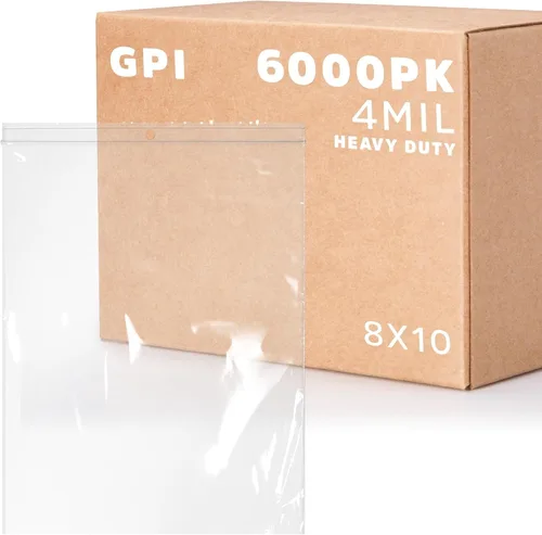 Vista 22 de GPI - Bolsas de plástico transparente con cremallera de 3" x 4", 100 unidades, bolsas de polietileno resistentes de servicio pesado de 4 mil