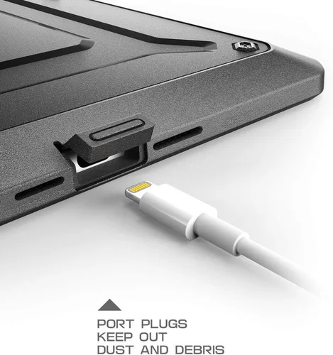 Vista 5 de SUPCASE Unicorn Beetle Pro Series: funda para iPad Mini 5, con protector de pantalla integrado, funda híbrida resistente con función atril para iPad