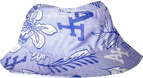 Vista 47 de Wes and Willy Sombrero de pescador floral vintage hawaiano para hombre