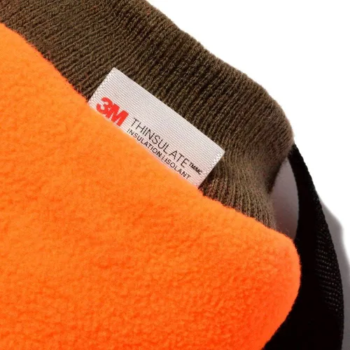 Vista 3 de HOT SHOT Mano reversible de forro polar Razorback para hombre - Realtree Edge/Blaze Orange Outdoor Hunting