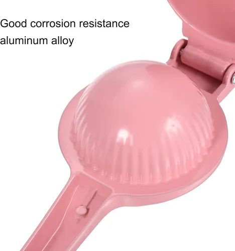 Vista 3 de uxcell Exprimidor manual de mano, exprimidor de cítricos de naranja limón de aleación de aluminio, adecuado para limón, sandía, naranja, granada