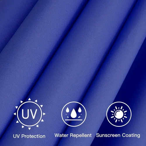 Vista 2 de Sombrilla de repuesto Sunnyglade de 9 pies para patio, toldo de mercado para exteriores con 8 varillas