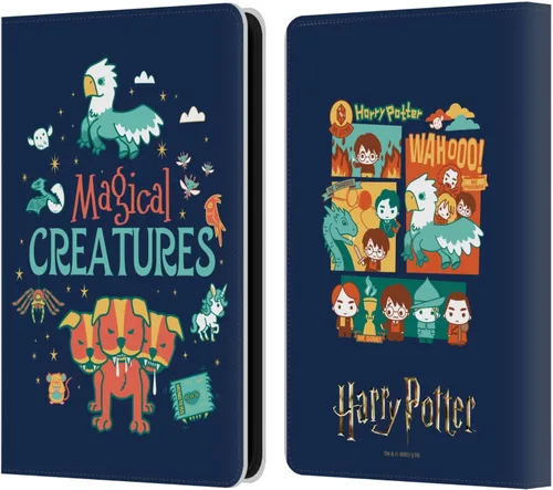 Vista 82 de Head Case Designs Funda de piel con licencia oficial de personajes de Harry Potter Deathly Hallows I compatible con Kindle Paperwhite 1/2/3