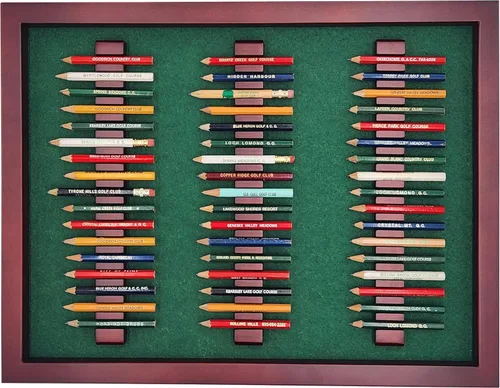 Vista 11 de 18hills Estuche de madera de alta calidad para lápices de golf, con capacidad para 51 lápices, regalo perfecto para golf