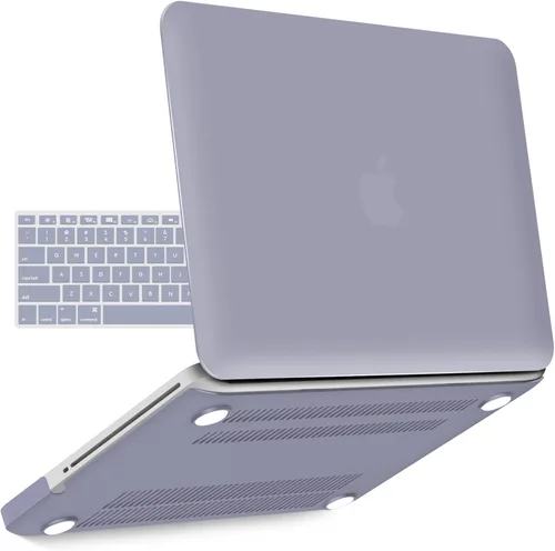 Vista 22 de IBENZER Compatible con MacBook Pro de 13 pulgadas A1278 Release 2012-2008, carcasa rígida de plástico con cubierta de teclado para Apple versión