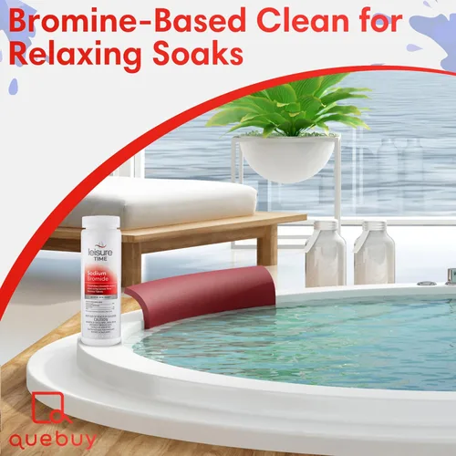 Vista 8 de Leisure Time - Bromuro de sodio para jacuzzis - Desinfectante de spa de 1 libra Inicia la reserva de bromo para sistemas de bromo Inicio simple