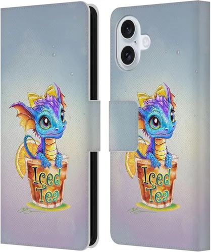 Vista 218 de Head Case Designs Officially Licensed Ruth Thompson Boba Tea Cup O Dragons Leather Wallet Case Compatible with Apple iPhone 7 Plus / 8 Plus