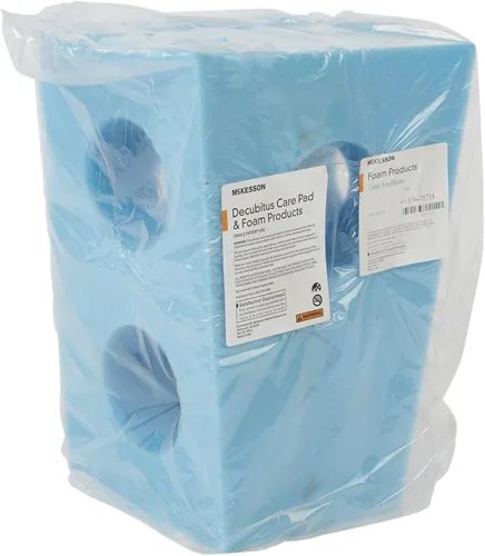 Vista 5 de McKesson Carter - Elevador de brazos, espuma, soporte suave y elevación de brazos para lesiones, azul, 12 x 9 x 16 pulgadas, 1 unidad