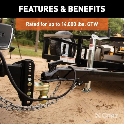 Vista 5 de Juego de montaje esférico doble y traba Curt, Soporte tipo bola