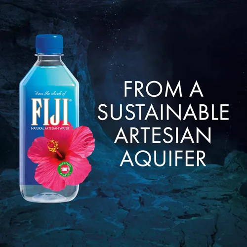 Vista 5 de Fiji - Agua Natural Artesiana, 16.9 onzas fluidas (Paquete de 24)
